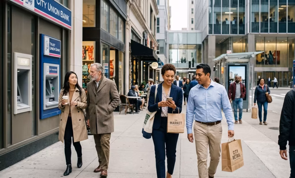 people buying