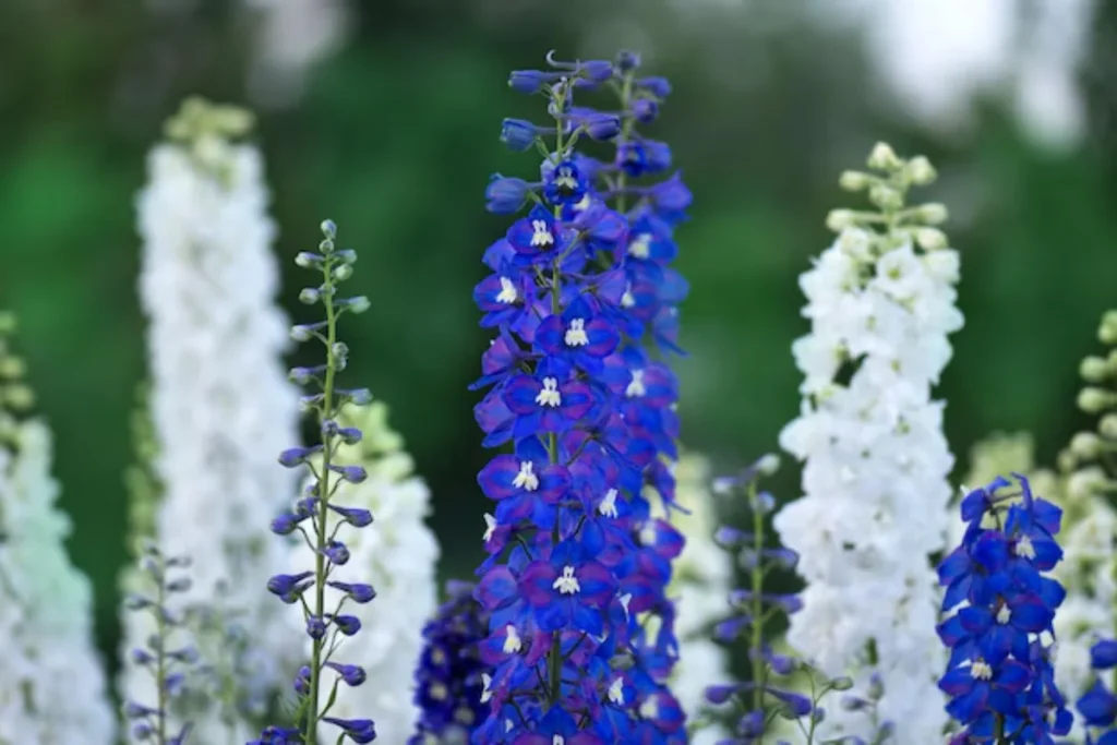 flores delphiniums de corte