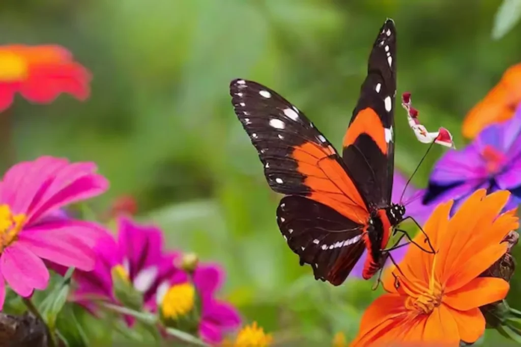11 Flores que atraem borboletas: Veja a lista de espécies 16 borboleta em uma flor