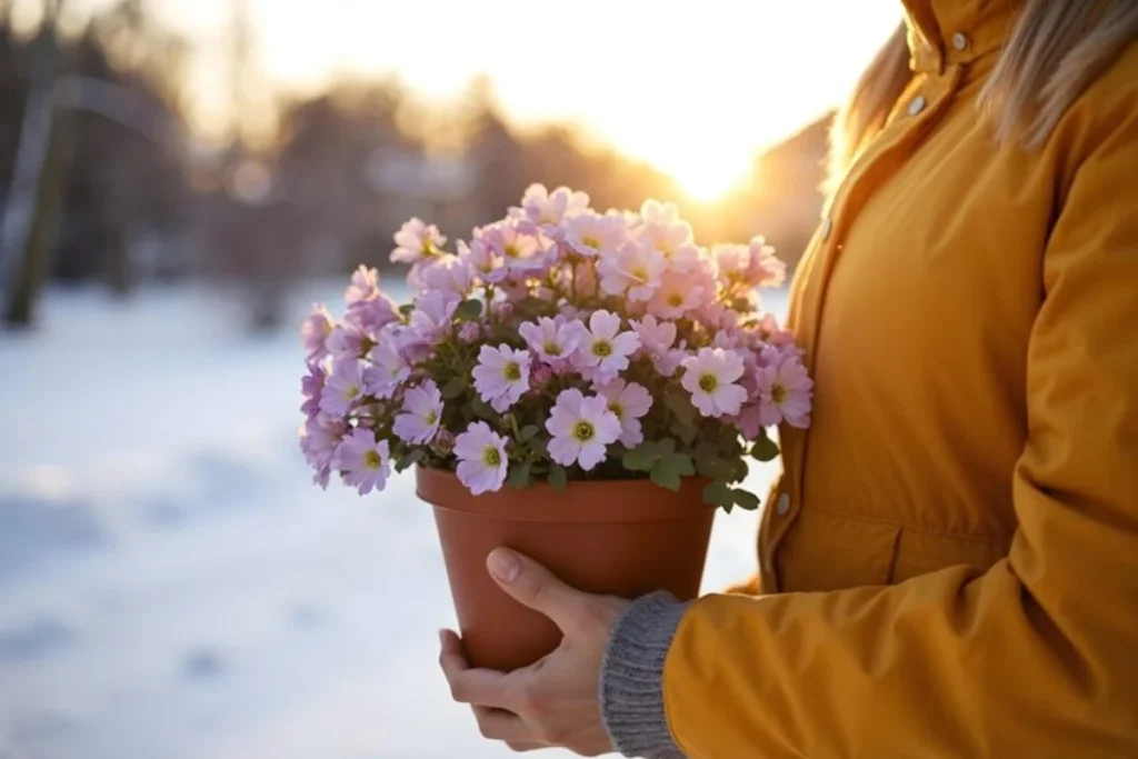 11 Flores para jardim de inverno: Cultivo fácil e resultado incrível 3 Vaso com flores para jardim de inverno