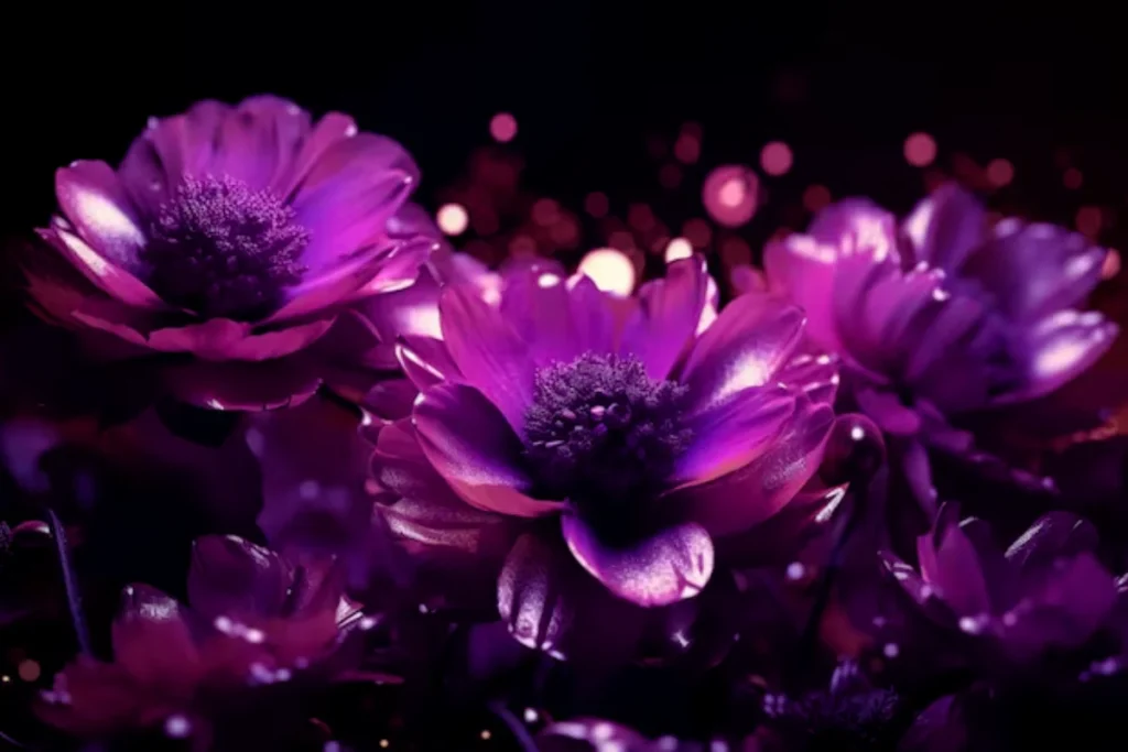 7 flores que brilham no escuro: Cultive beleza noturna 3 flores que brilham no escuro na cor rosa