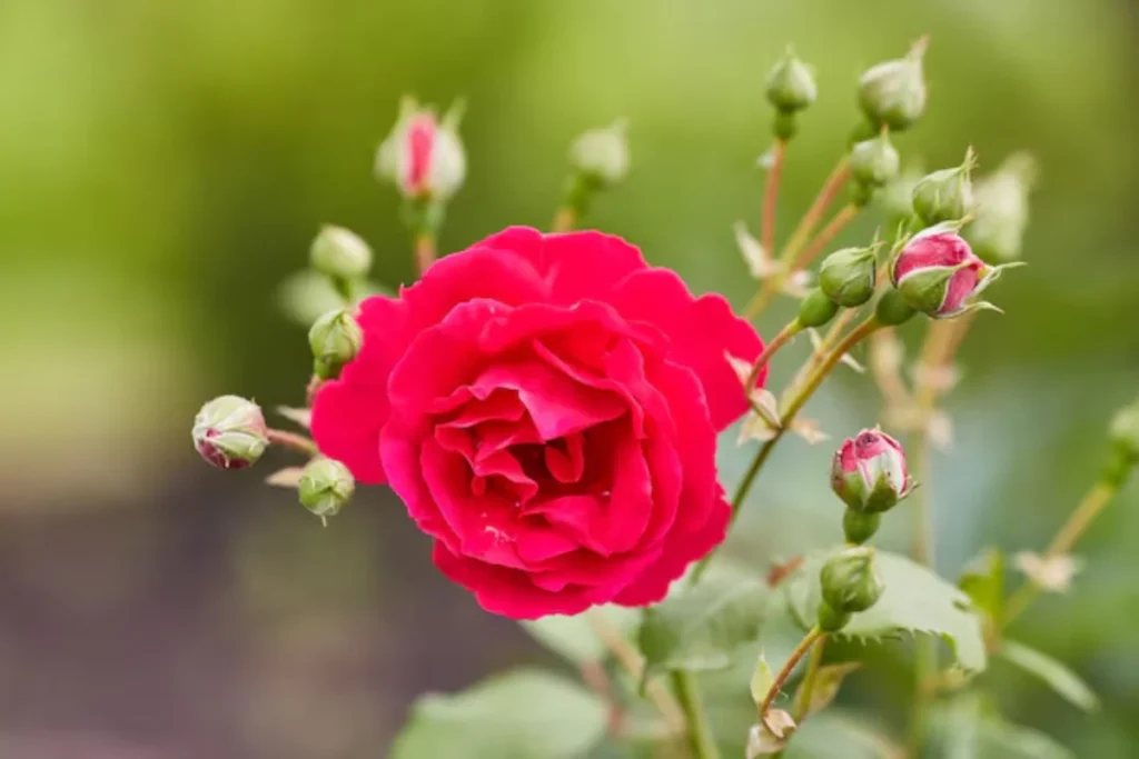 flor rosa de corte