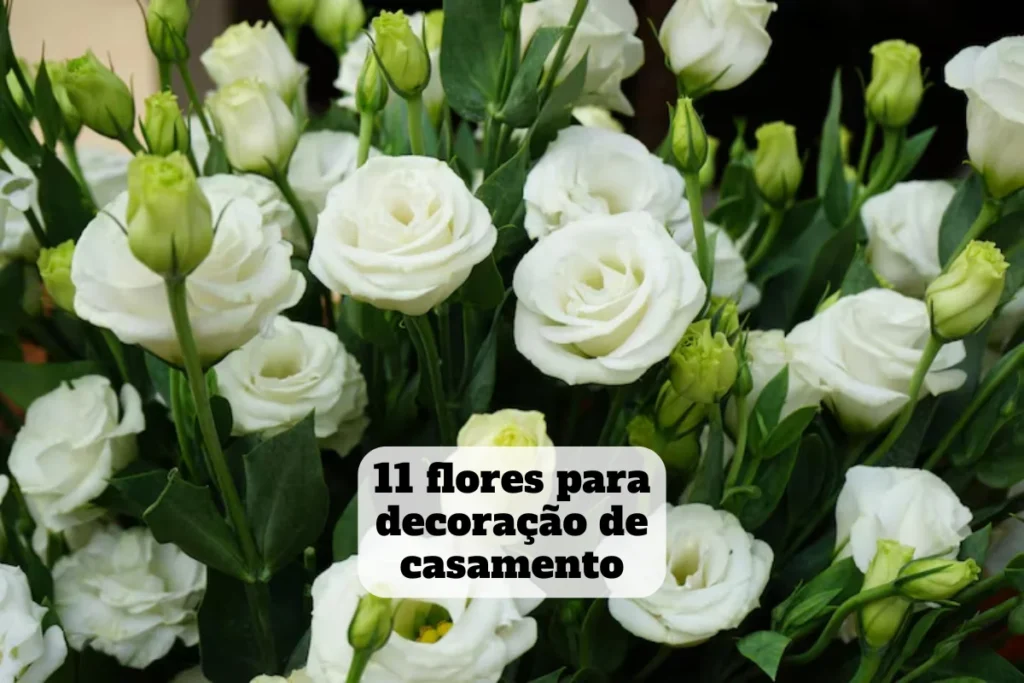 flores para decoração de casamento