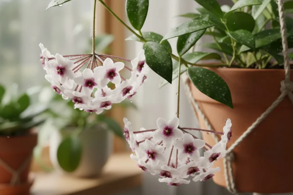 Flor de cera: Como plantar, cuidados, variedades e significado 5 Flor de cera Hoya Bella