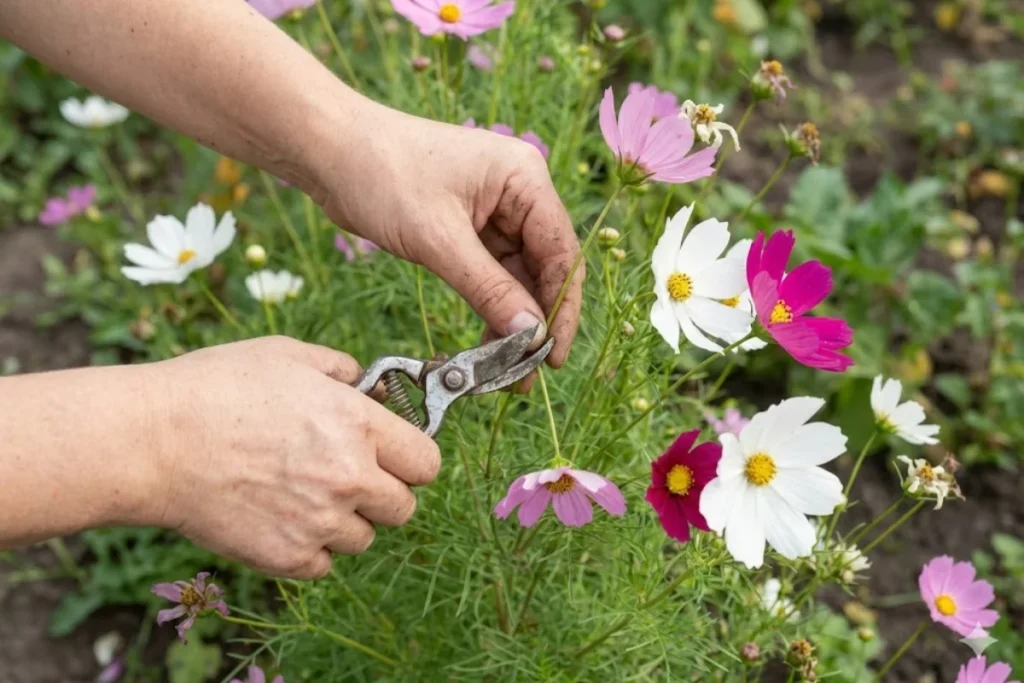 Os cuidados para ter com a flor cosmos