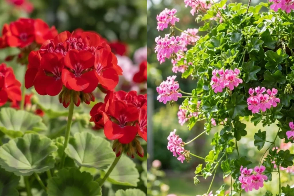 Flor gerânio: Tipos, como plantar, cuidados e significados 4 Tipos de Gerânio: Ereto e Pendente