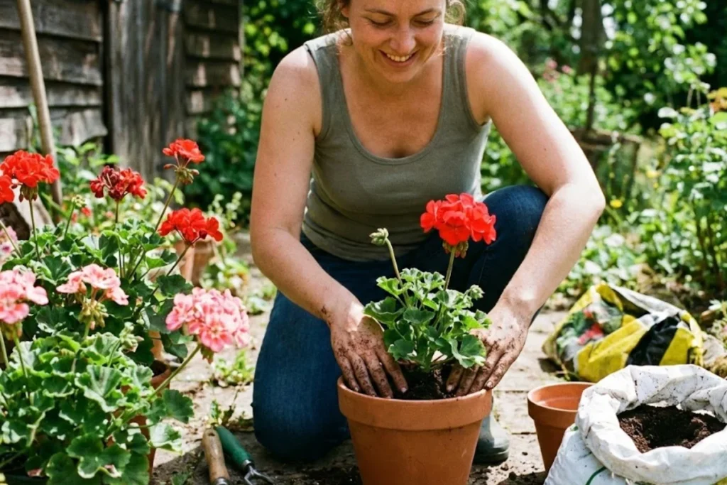Flor gerânio: Tipos, como plantar, cuidados e significados 5 Plantando a flor gerânio