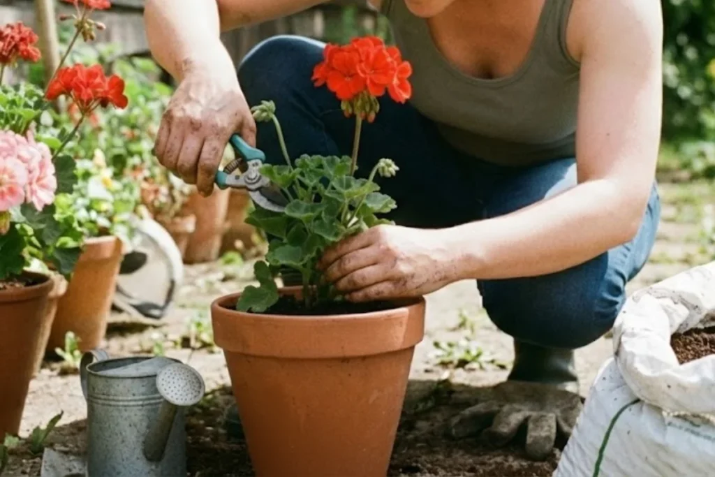 Flor gerânio: Tipos, como plantar, cuidados e significados 6 cuidando da flor gerânio