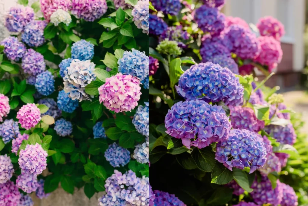Flor hortênsia (Hydrangea macrophylla)