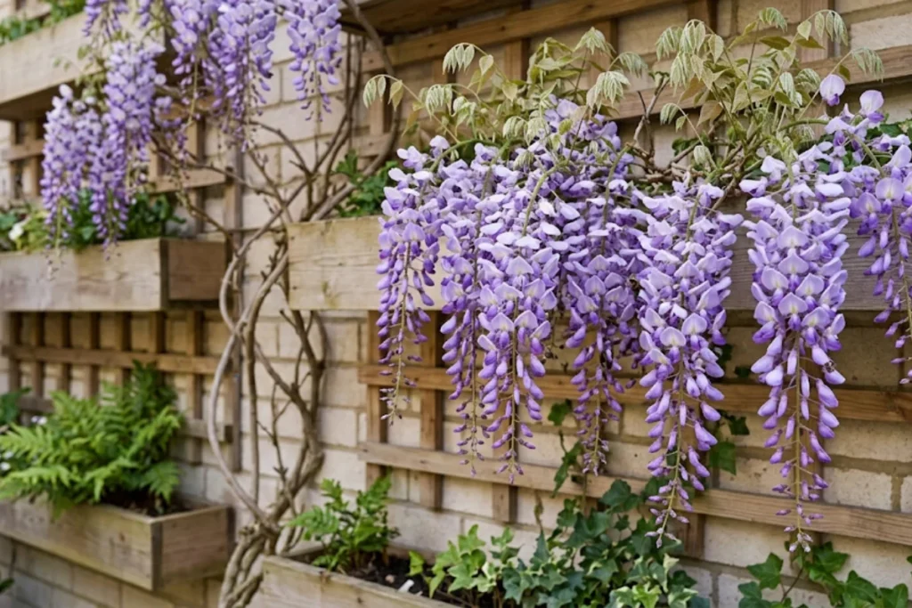 15 flores para jardim vertical: Veja as melhores opções 16 Flores Glicínia (Wisteria sinensis)