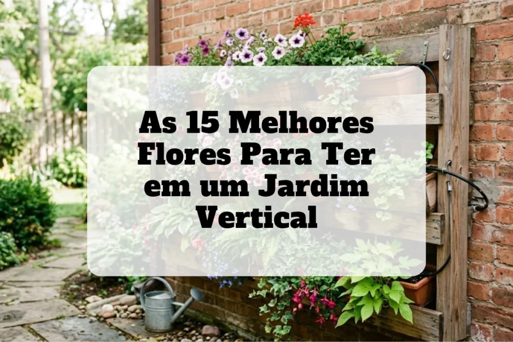 15 flores para jardim vertical: Veja as melhores opções 4 As 15 melhores flores para jardim vertical