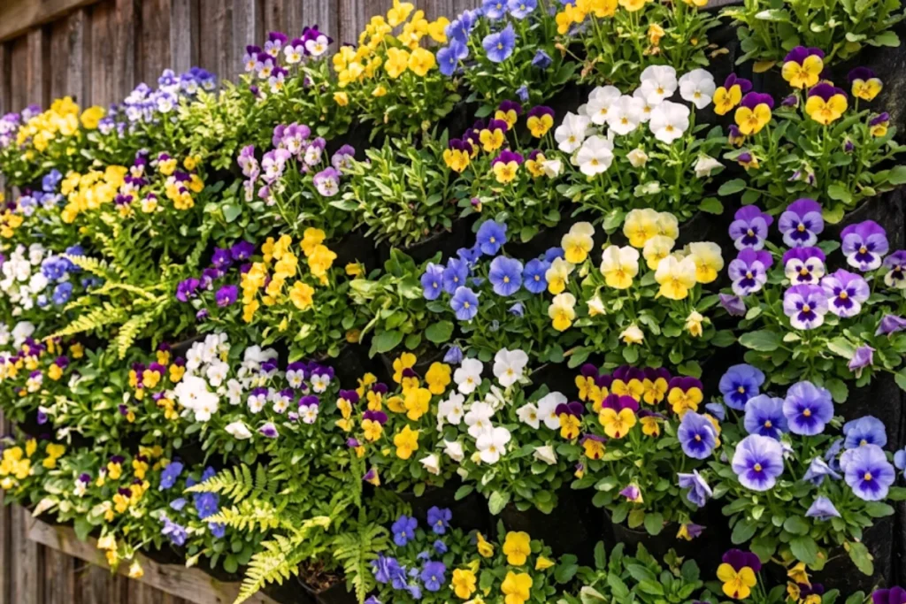 15 flores para jardim vertical: Veja as melhores opções 9 Flores Amor Perfeito (Viola tricolor)