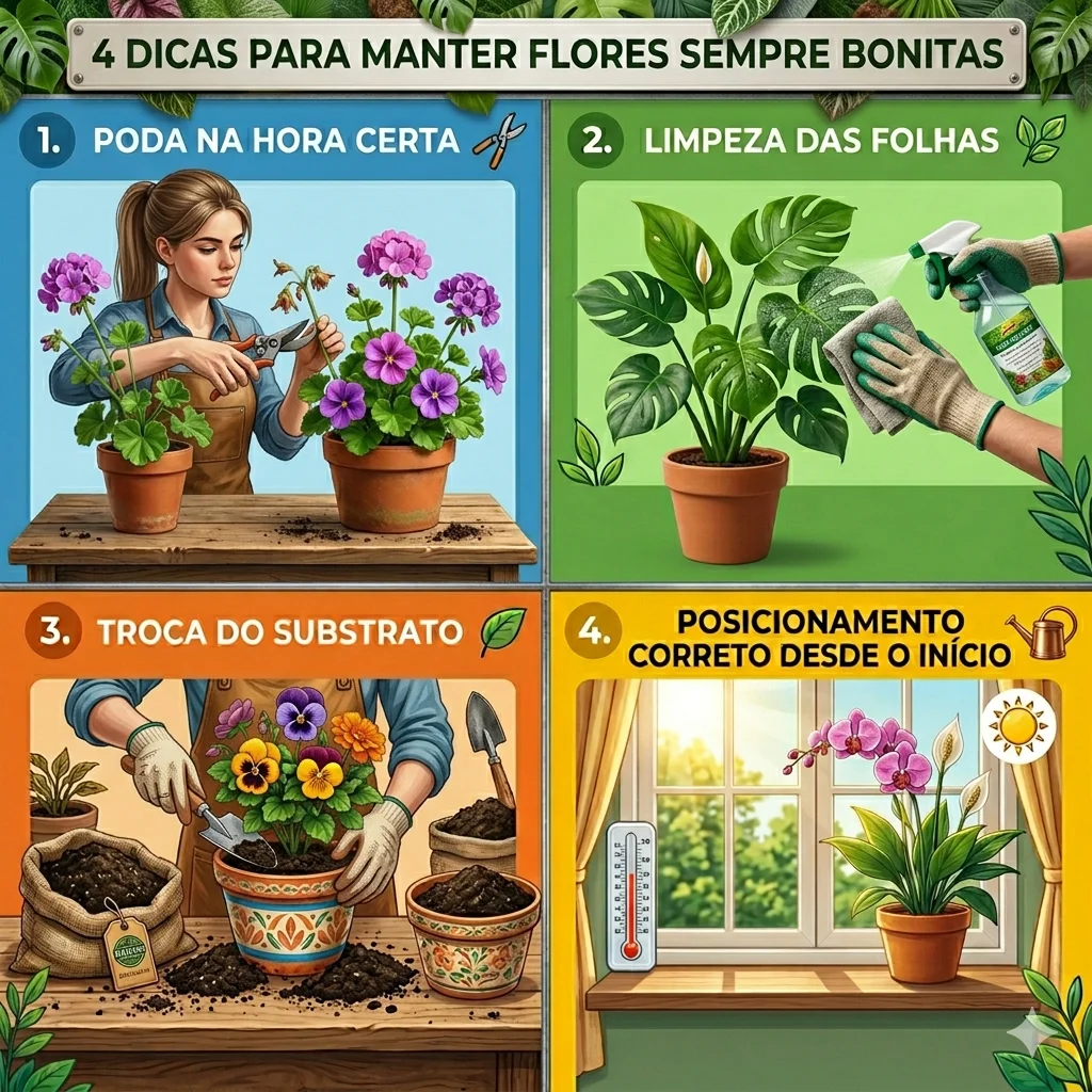 Dicas Para Manter Flores Sempre Bonitas