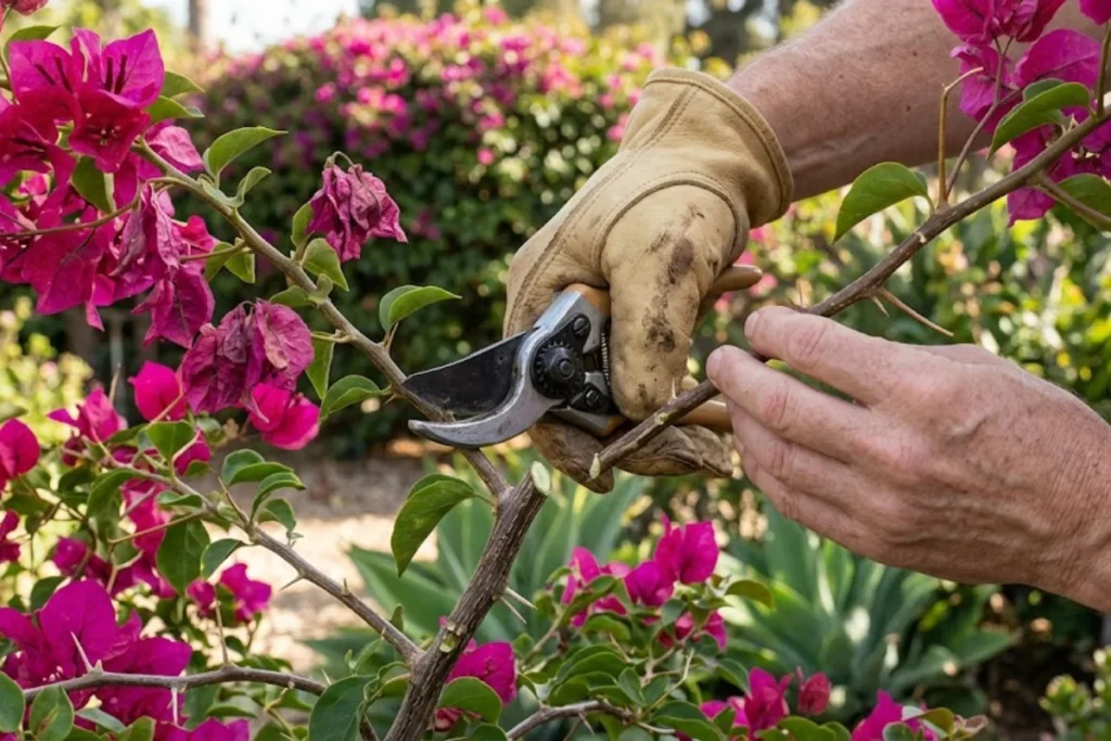 Poda da buganvília