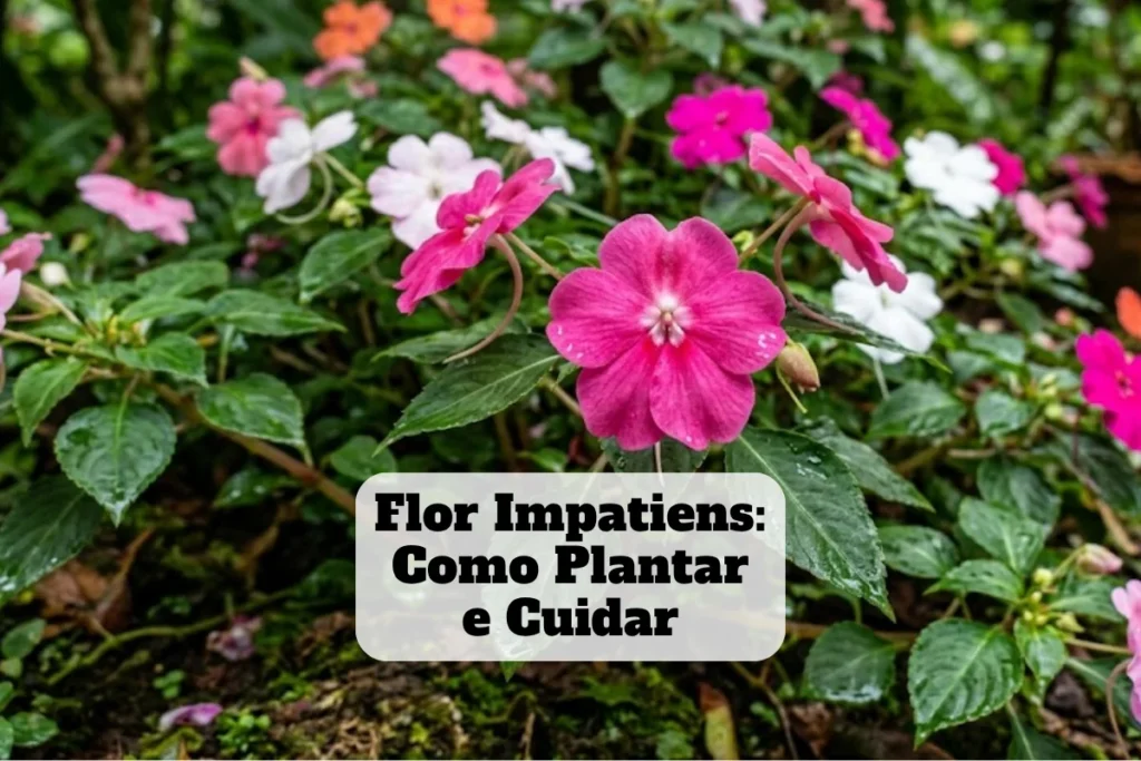 Flor impatiens: Como plantar e cuidar para ter floração o ano todo 1 Lisdas flores impatiens