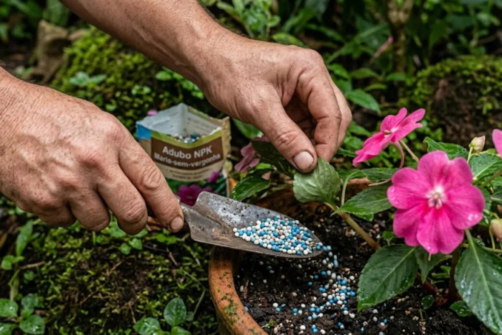 Flor impatiens: Como plantar e cuidar para ter floração o ano todo 7 Adubação da flor impatiens