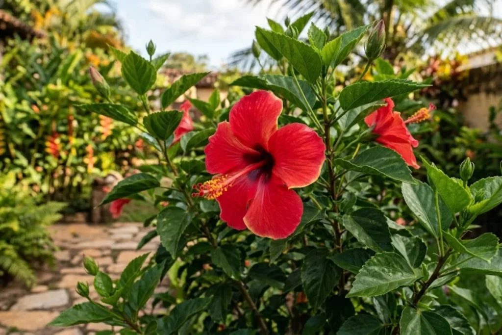 Hibisco (Hibiscus rosa-sinensis)