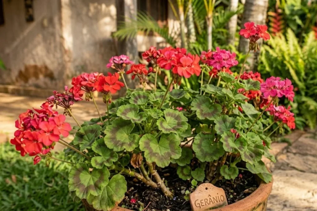 Gerânio (Pelargonium spp.)